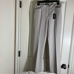 Express Columnist Beige Mid Rise Barely Boot Pants Size 6S